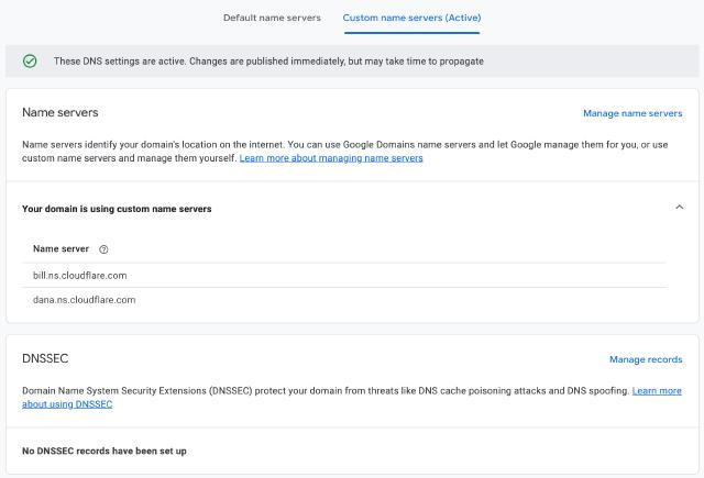 Google domain change name server Google domain change name server