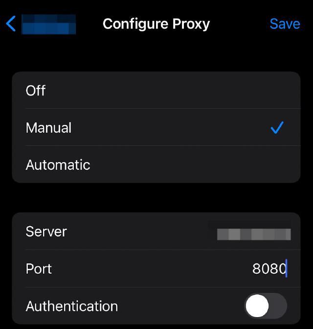 mobile config proxy