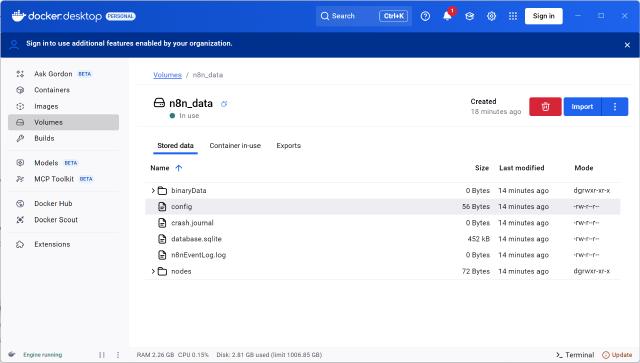 docker desktop volume