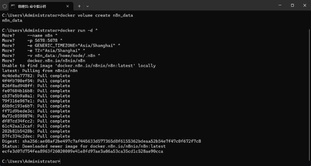 docker run n8n
