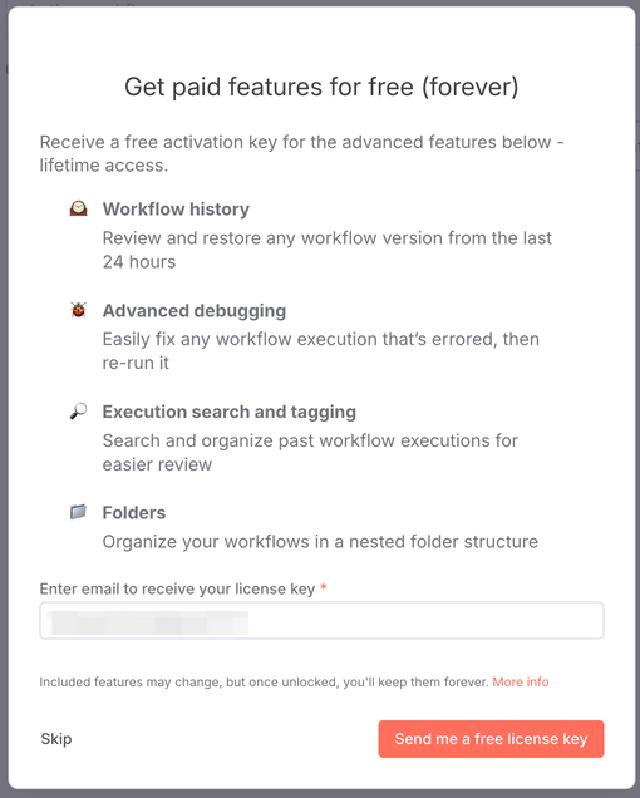 n8n free license