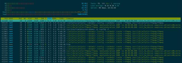 jellyfin play htop